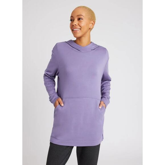 Kit And Ace Brushed Weekend Hoodie Relaxed Fit Pullover Dusk Purple XL NWT - Picture 1 of 11